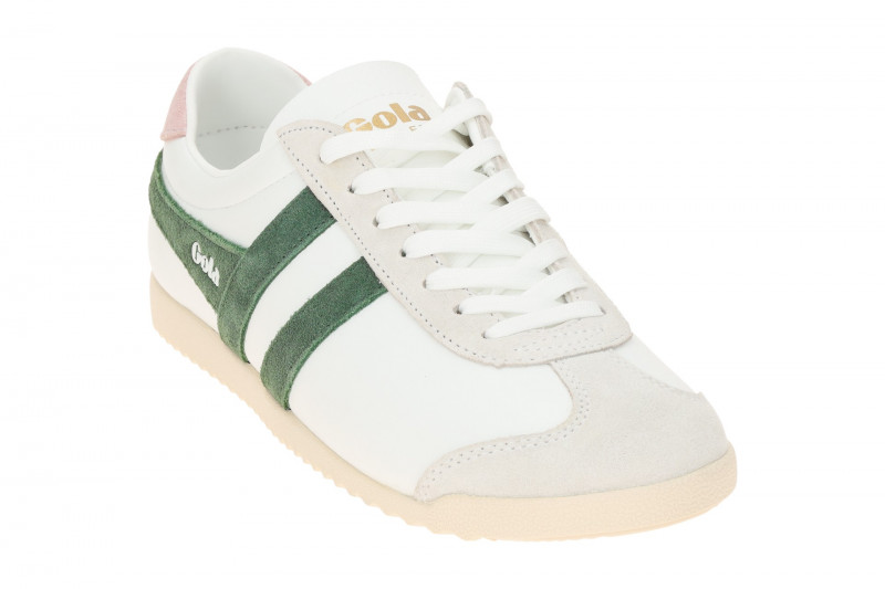 Gola Bullet Pure Damen Sneakers Schuhe weiß grün CLA366
