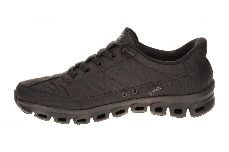 Skechers Glide Step Schuhe schwarz uni Slip-Ins 104556