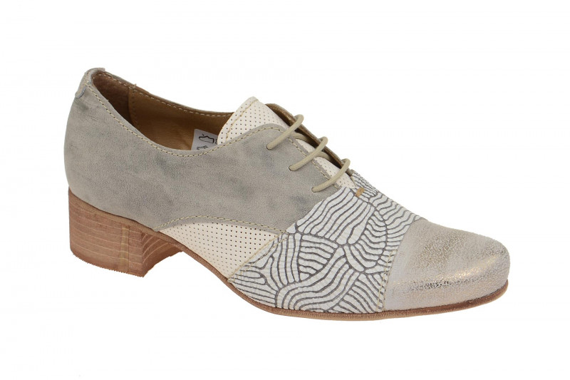 Charme Schuhe grau weiß gold mix 0070