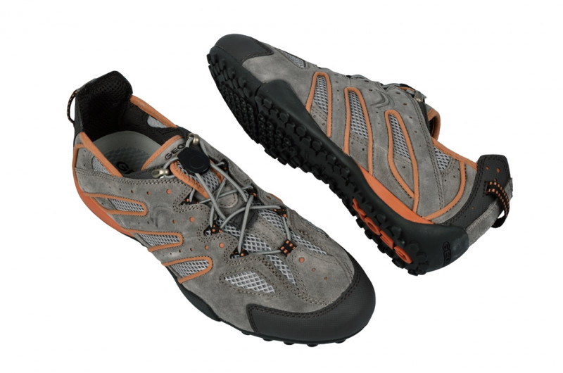 Geox Snake B Schuhe in taupe orange Slipper U1107B