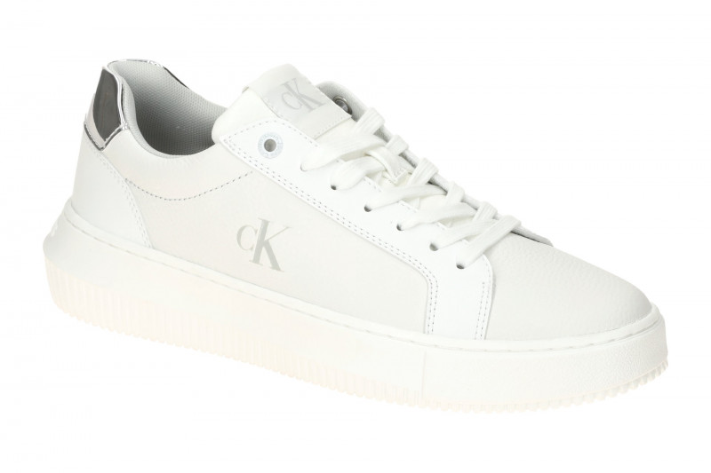 Calvin Klein Schuhe Chunky Cup Sneakers weiß silber Damen