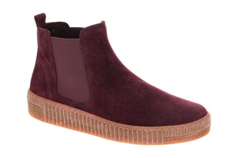 Gabor Stiefelette Chelsea-Boots dunkelrot 8013.02.012