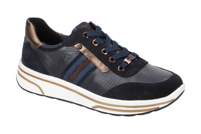 ARA Sapporo Schuhe Damen Sneaker blau braun 12-32442