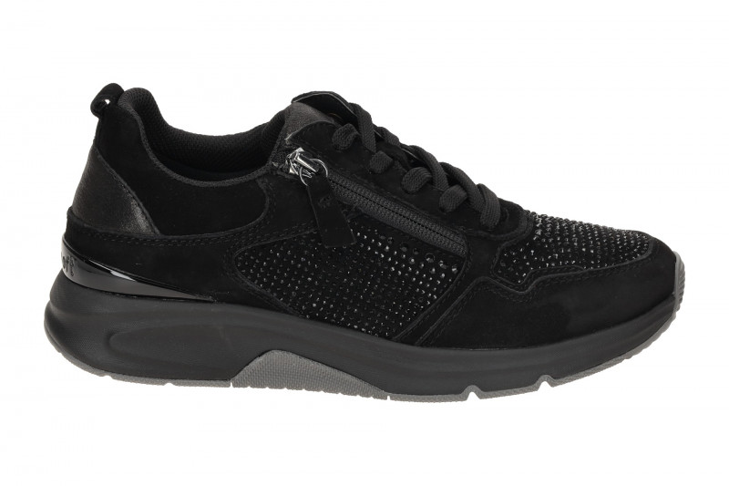 Gabor RollingSoft Schuhe schwarz Strass 56.897.87