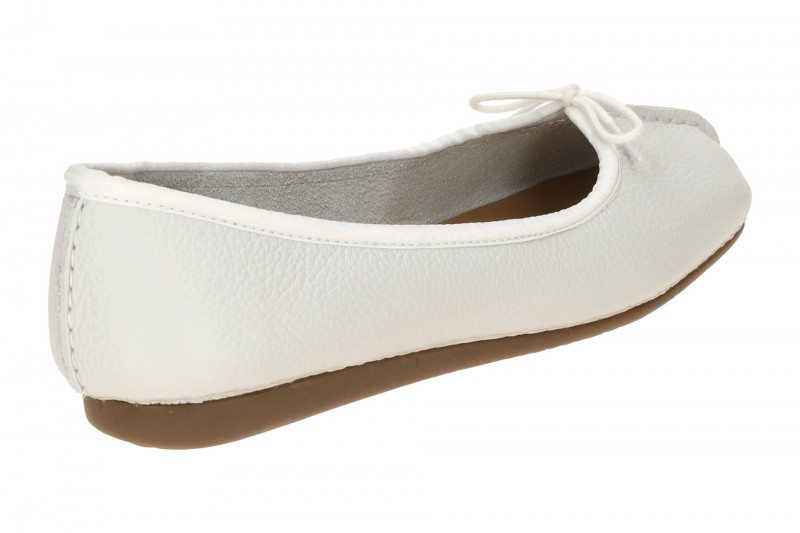 Clarks Freckle Ballerinas weiß