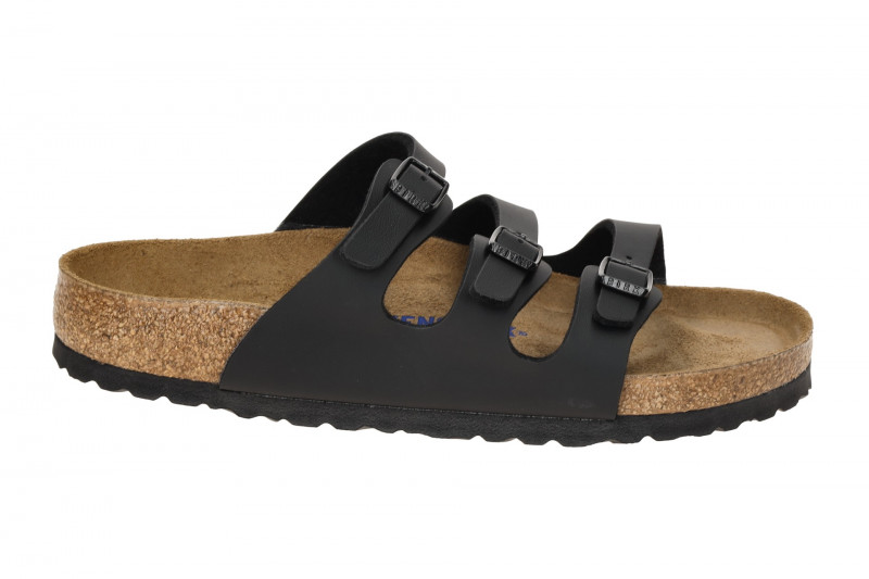 Birkenstock Florida Pantolette schwarz Normal-Weit 53011