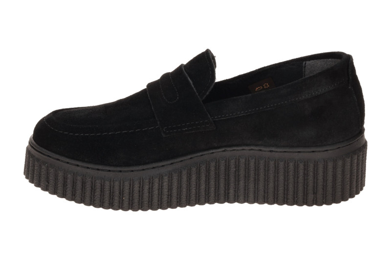 Marc O´Polo Bianca Schuhe Slipper schwarz Plateau Loafer 15271