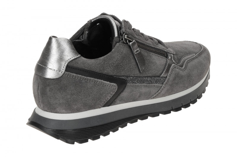 Gabor comfort Sneaker Schuhe grau silber H-Weite 76.378.40