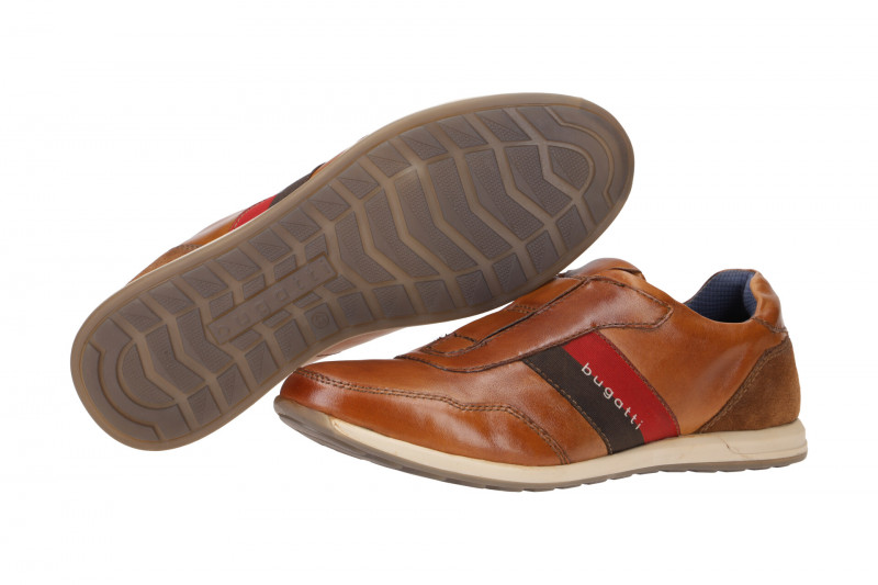 bugatti Thorello Slipper Schuhe braun cognac A9Q60