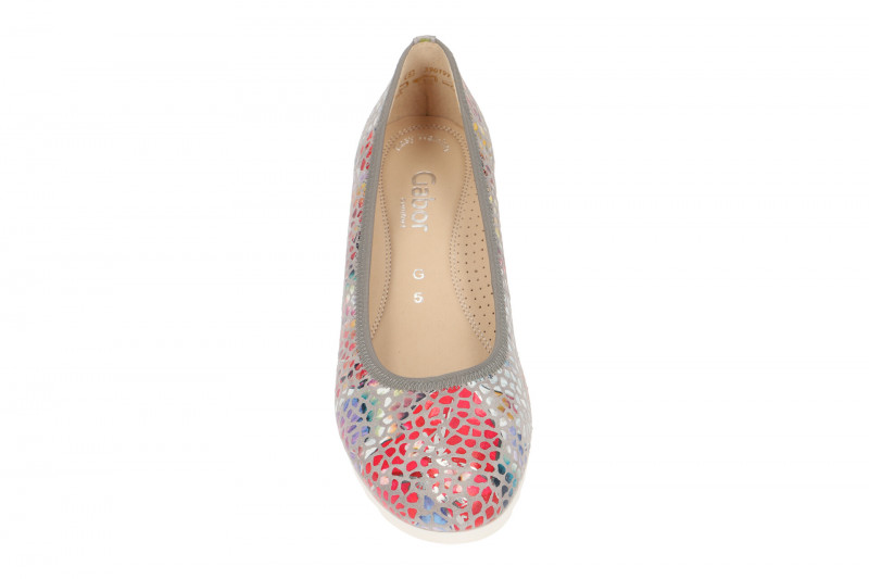 Gabor comfort Ballerinas grau flower-stamp