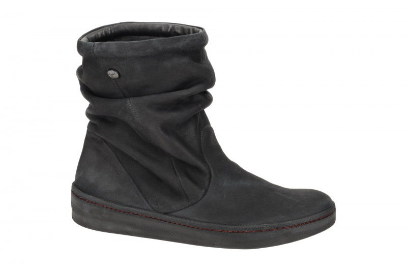 Think Kumi Schlupf Stiefelette schwarz Nubuck 836