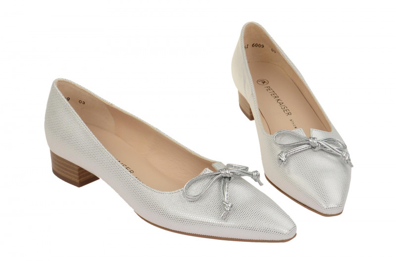 Peter Kaiser Lizzy Pumps weiß silber - 22707/569
