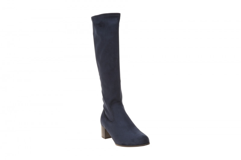 Caprice Lang Schaftstiefel blau navy Stretch 25507