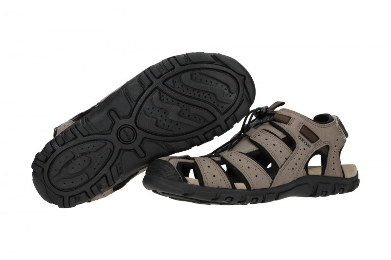 Geox Strada Outdoor Sandale grau U6224B