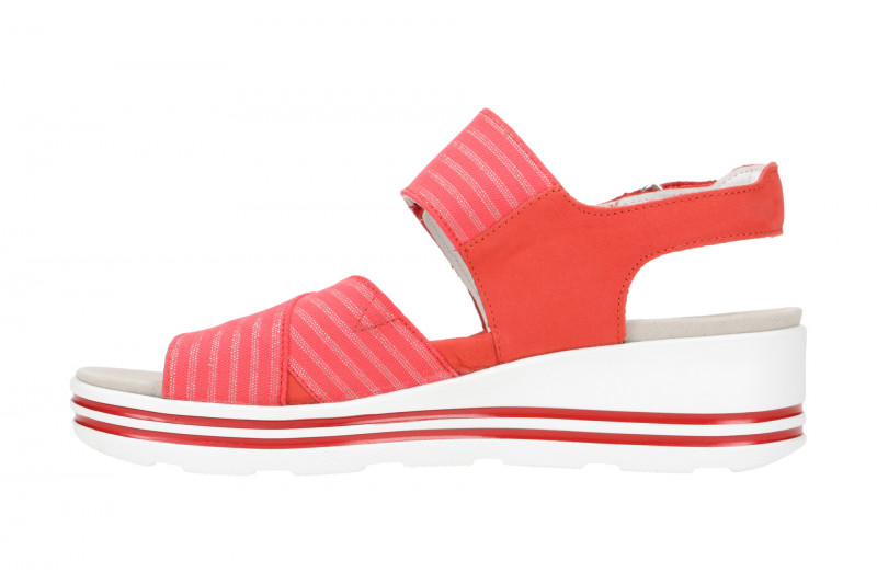Waldläufer H-Michelle Sandale rot silber 728005