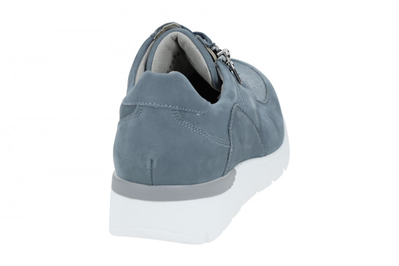 Waldläufer Ramona Schuhe blau denim K-Weite OrthoTritt 626K02