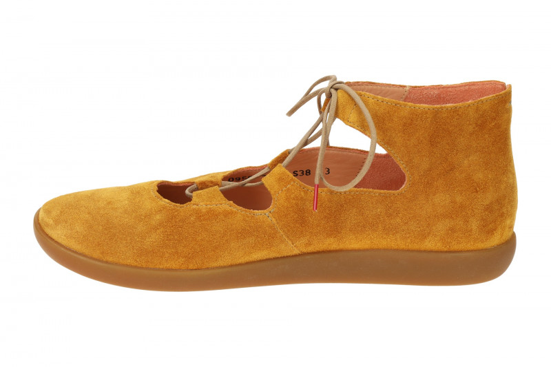 Think Nature Schuhe gelb Velour 950