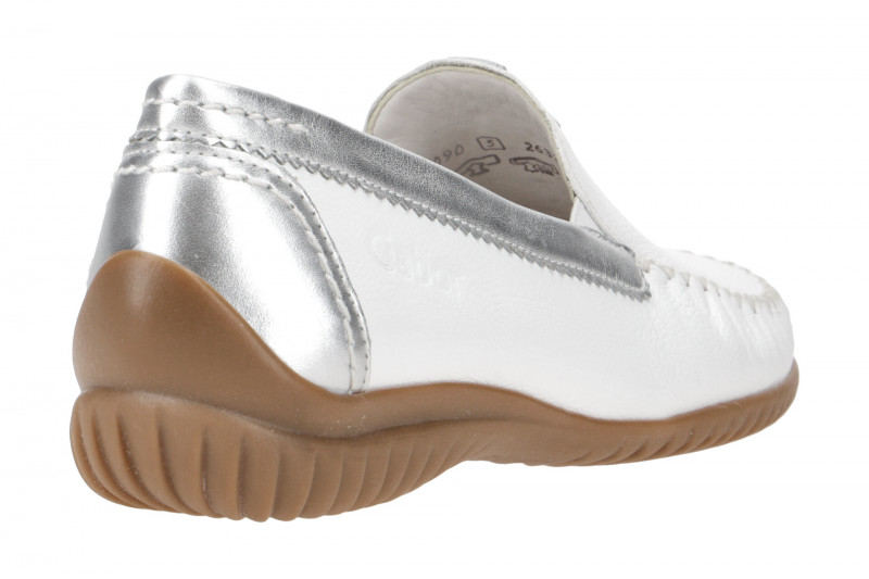Gabor Soft Mokassin Schuhe weiß 86.090.50