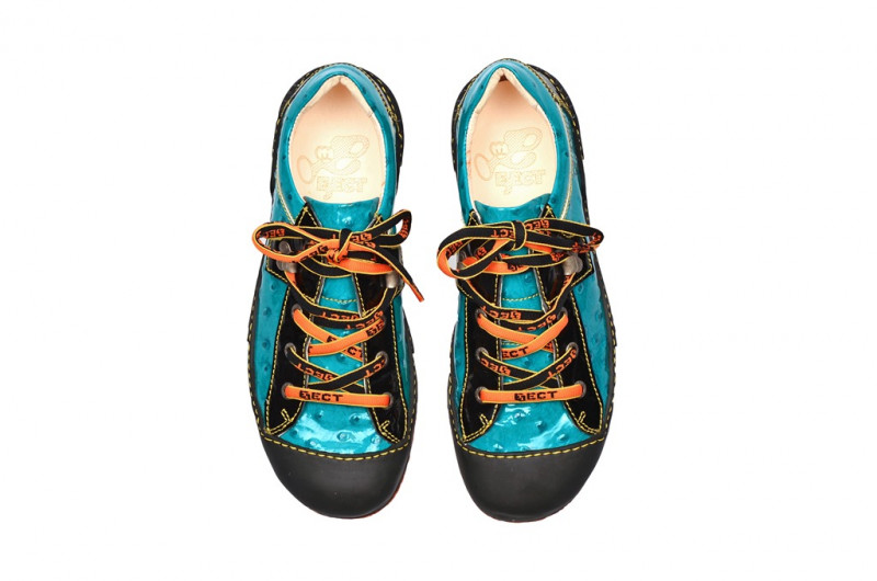Eject Puzzle Schuhe blau Lack 15623.1