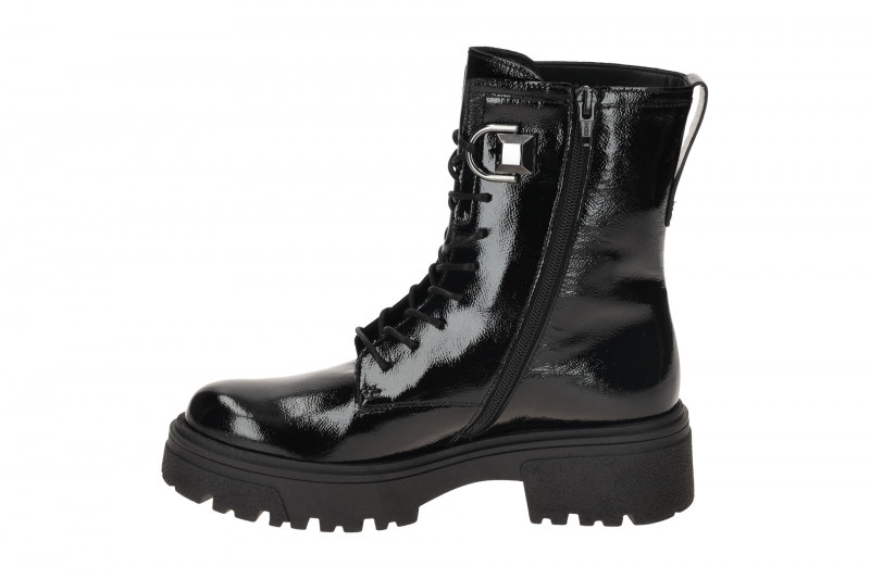 Gabor Fashion Plateau Stiefelette schwarz Lack 71.761.97