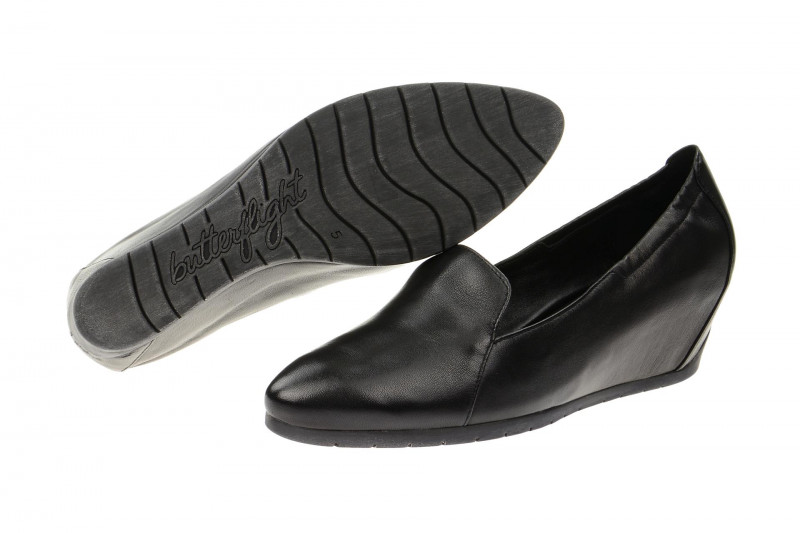 Högl Slipper schwarz Keil Pumps 9-10 4430 0100