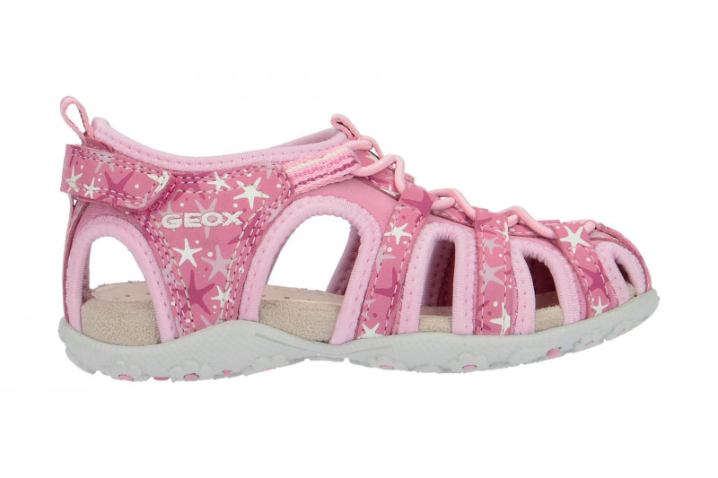 Geox Mädchen Klett Sandale pink rosa