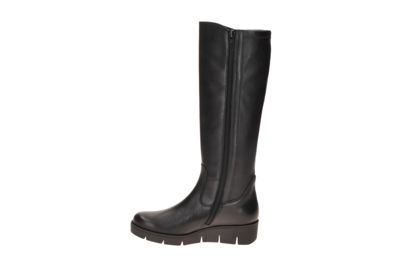 Gabor Keil Schaftstiefel schwarz Glattleder Stretch 8005.03.001