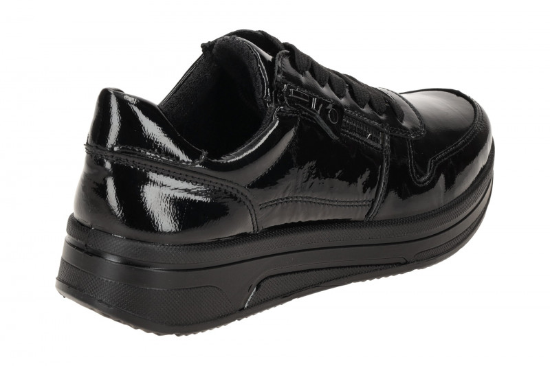 ARA Sapporo 3 Schuhe Sneaker schwarz Lack 1227540