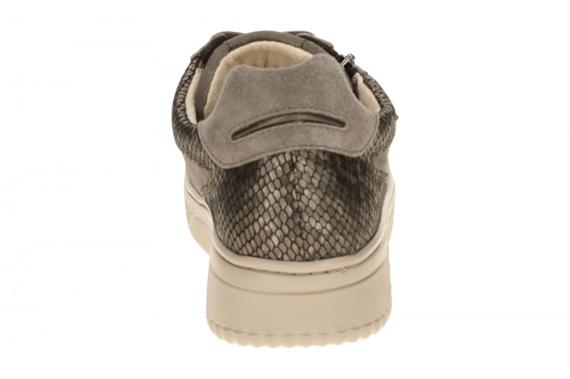 Gabor Comfort Sneakers taupe grau metallic K-Weite 6016.01
