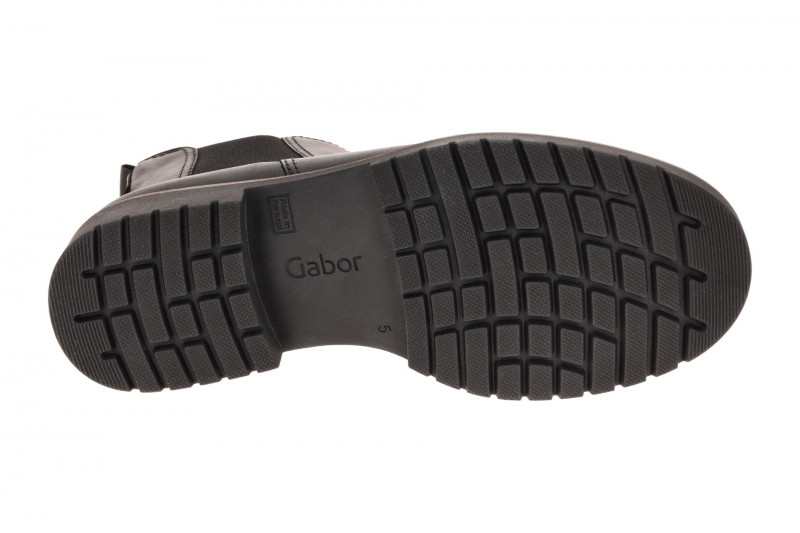 Gabor Stiefeletten schwarz K-Weite Chelsea Stil 8025.03.001