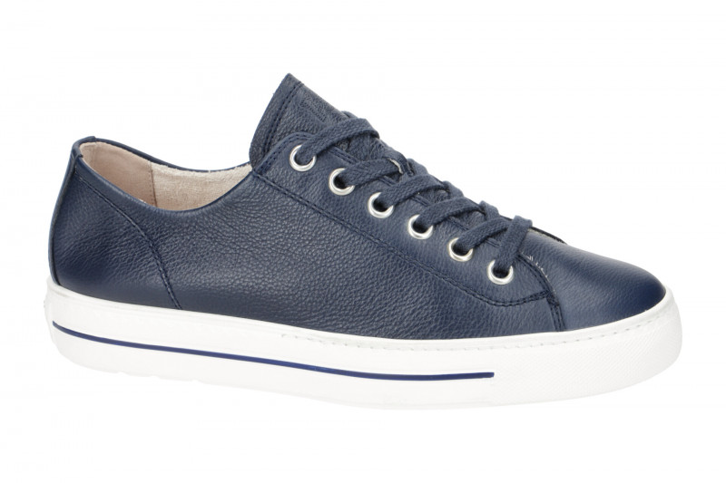 Paul Green Sneaker Schuhe blau weiß 4704