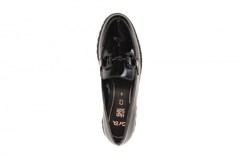 ARA Kent Schuhe Slipper Loafer schwarz Lack 12-31243