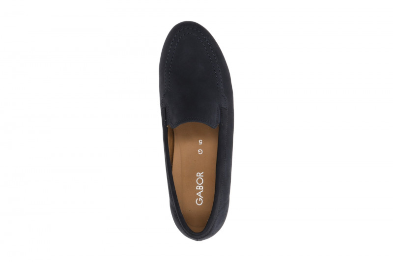 Gabor Slipper Schuhe blau Nubuck 82.414.36