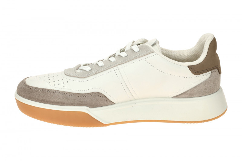 ecco Street Court Schuhe weiß taupe grau 539814