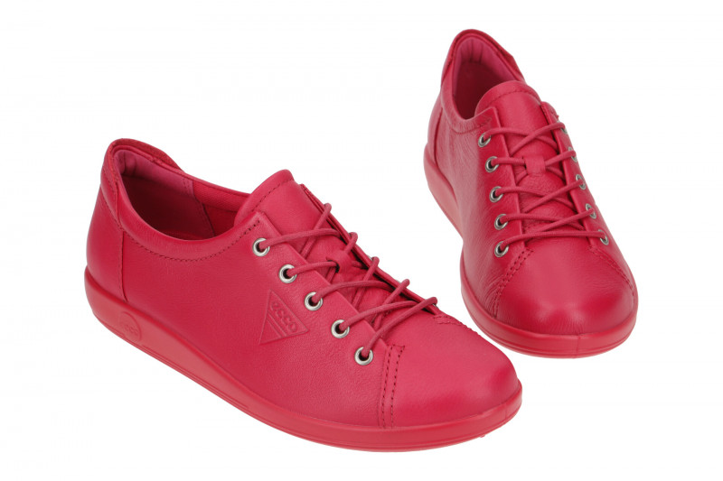 Ecco Soft 2 Schuhe rot dahlia Damen 206503