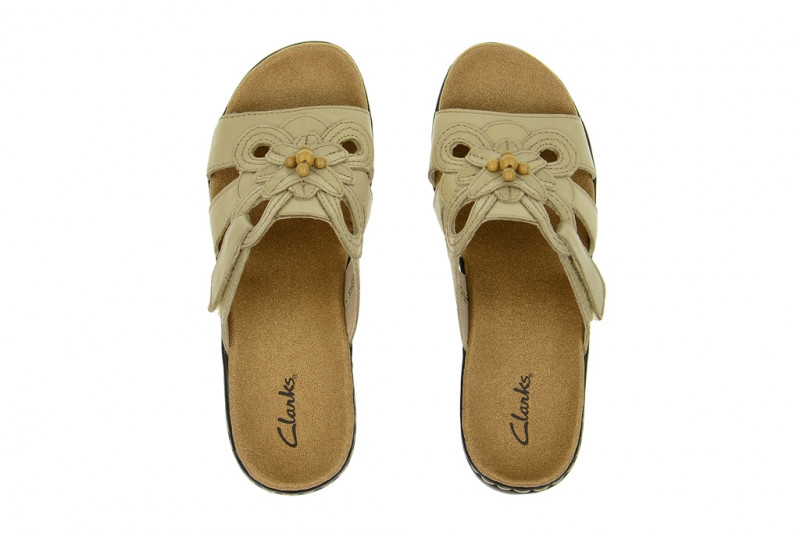 Clarks Pantoletten Odette Basil beige