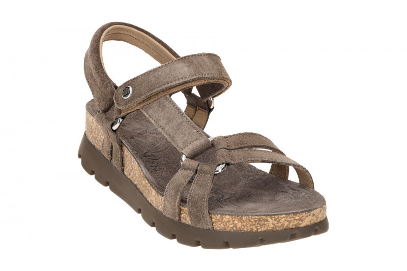 Panama Jack Sally B7 Sandale grau stone Velour