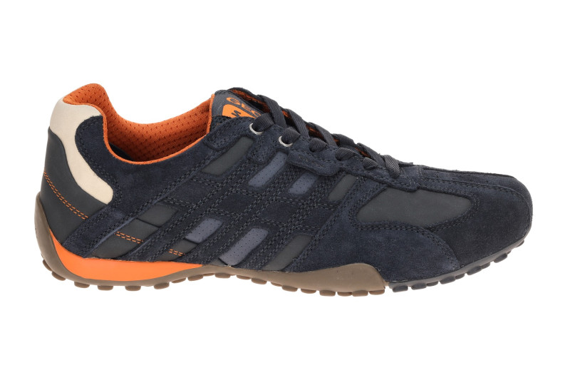 Geox Snake Schuhe Sneakers blau orange U4207K