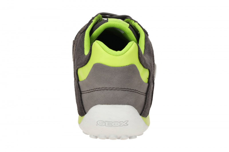 Geox Snake Schuhe Sneaker grau neon-grün U4507A