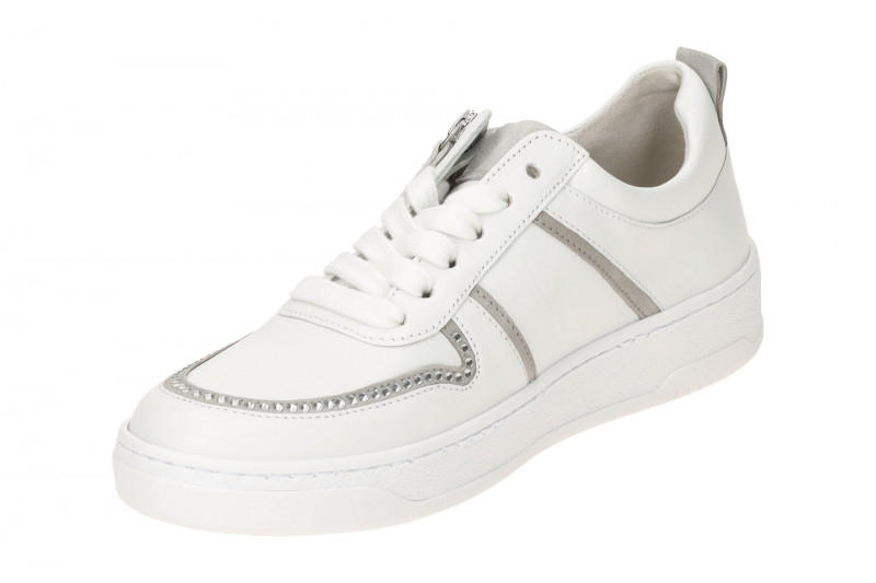 Gabor Schuhe Sneakers weiß Strass 43.341.21