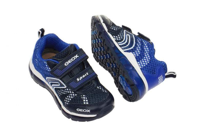 Geox Android Schuhe blau Blinker J6244C