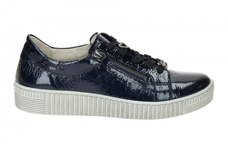 Gabor Schuhe Sneaker blau dark-blue Lack 73.339.96