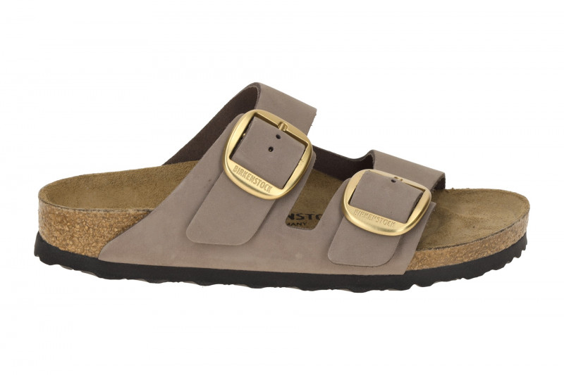 Birkenstock Arizona Big Buckle Pantolette lila Nubuck SCHMAL 1030528