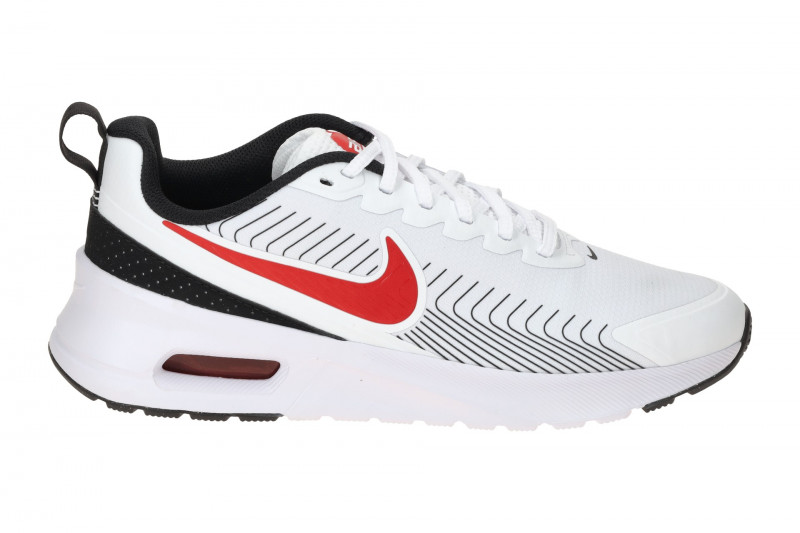 NIKE AIR MAX Nuaxis Schuhe weiß rot Herren Trainer
