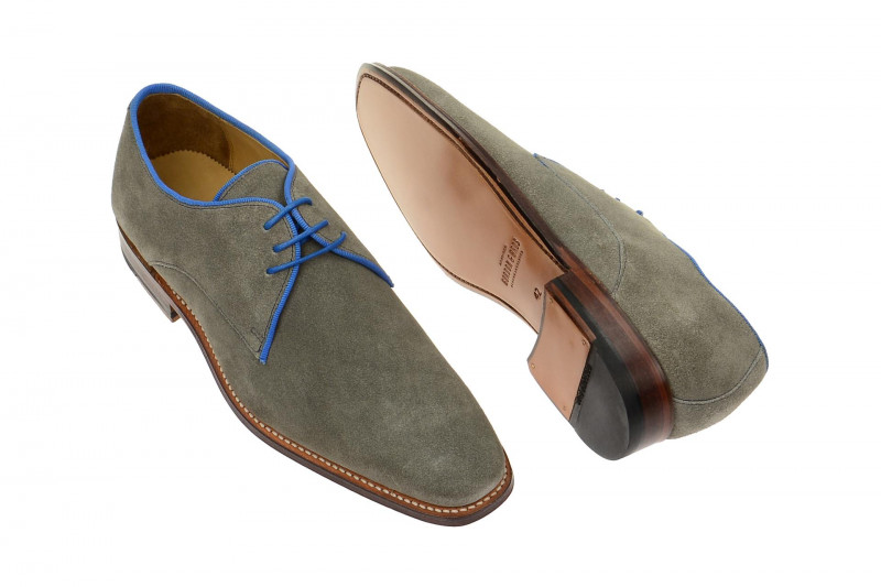 Gordon & Bros Schuhe Gregory grau Velour - 4808