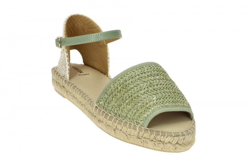Geox Lampedusa Sandale grün mint Bast D55V0B