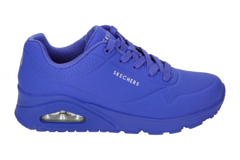 Skechers Uno Schuhe blau royal Damen Sneakers 73690