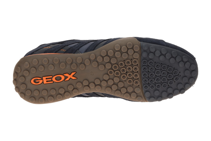 Geox Snake Schuhe Sneakers blau orange U4207K