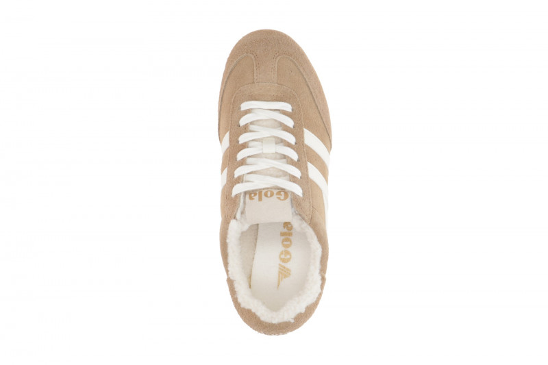 Gola Sprinter Damen Sneakers Schuhe beige Warmfutter CLB913