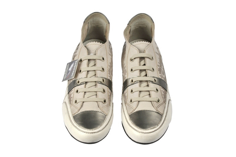 Geox Respira Moena Schuhe weiß grau